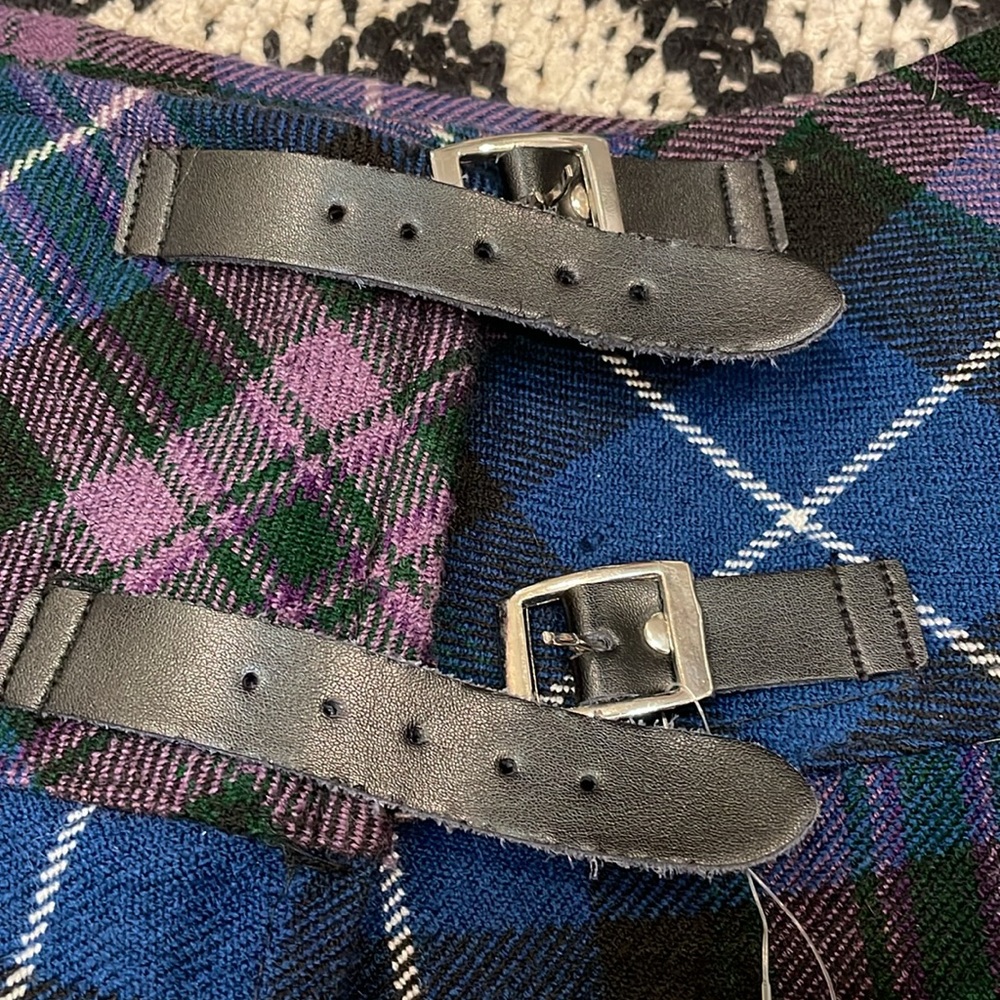 NWT Authentic Woven Tartan kilt Size XS - Picture 5 of 10